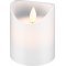 Goobay LED val�di viaszos gyertya feh�r 7,5x10cm 3xAAA 6/18h id�z�t� - A k�szlet erej�ig