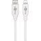 Goobay USB-C-Lightning t�lt�- �s szinkronk�bel 1m 27W 3A feh�r MFi - A k�szlet erej�ig