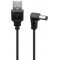 Goobay USB-A > DC t�pk�bel 5V �s 1A 0,5m 2,1x5,5mm der�ksz�g�