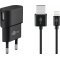 Goobay 5W USB h�l�zati adapter Apple Lightning k�bellel 1m fekete