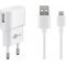 Goobay 5W Micro-USB h�l�zati adapterk�szlet 1m k�bel feh�r