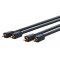Clicktronic RCA (cinch) k�bel sztere� 0,5m OFC vezet�vel