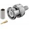 Goobay BNC krimp csatlakoz� RG58/U k�belhez aranyozott t�vel