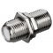 Goobay F-csatlakoz� adapter F aljzat F aljzat cink