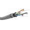 Goobay CAT 5e h�l�zati k�bel SF UTP 100m sz�rke AWG 26/7 PVC k�peny