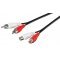 Goobay 5m sztere� RCA hosszabb�t� k�bel 2x RCA dug� 2x RCA aljzat