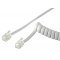 Goobay telefonkagyl� spir�lk�bel 2m RJ10-RJ10 csatlakoz�