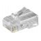 Goobay RJ45 csatlakoz� lapos k�belhez 8 p�lus� crimpelhet�