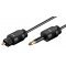 Goobay Toslink optikai k�bel 3,5mm mini Toslink csatlakoz� 1m