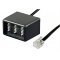 Goobay TAE telefonadapter 3x TAE N/F/F aljzat RJ11/RJ14 csatlakoz�val