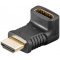 Goobay HDMI 90 fokos sz�gadapter 4K 60Hz