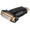 Goobay HDMI-DVI-D adapter HDMI dug� DVI-D aljzat Dual-Link 24+1 t�