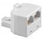 Goobay ISDN-T-Adapter RJ45 dug� 2x RJ45 aljzat feh�r