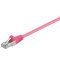 Goobay CAT 5e SF/UTP patchk�bel magenta CCA 2xRJ45 10/100/1000 Mbit/s