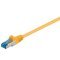 Goobay CAT 6A patchk�bel S/FTP 10m s�rga LSZH