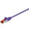 Goobay CAT 6 Patchk�bel S/FTP lila 3m