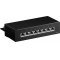 Goobay CAT 6 Mini asztali patch panel 8 port STP f�m h�z fekete