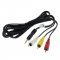 OTB vide�k�bel kompatibilis Nokia CA-75 3,5mm jack - 3x RCA (cinch) (s�rga/feh�r/piros) 1,20m