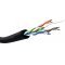 Goobay CAT 5e k�lt�ri h�l�zati k�bel 100m fekete CCA AWG 26/7 PE k�peny