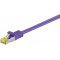 Goobay RJ45 Patchk�bel CAT 6A SFTP 15m lila LSZH CAT 7 k�bel