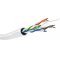 Goobay CAT6 U/UTP h�l�zati k�bel feh�r 100m cinkkel bevont alum�nium vezet�