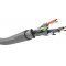 Goobay CAT 6A h�l�zati k�bel S/FTP PiMF 50m sz�rke AWG26/7 LSZH