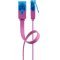 Goobay CAT 6A lapos patchk�bel U/UTP 2m magenta