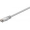 Goobay CAT 5e F/UTP h�l�zati k�bel 2x RJ45 10/100/1000 Mbit sz�rke