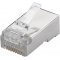 Goobay RJ45 CAT6 STP �rny�kolt csatlakoz� kerek k�belhez
