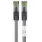 Goobay RJ45 CAT 8.1 S/FTP patchk�bel 15m sz�rke LSZH OFC AWG24