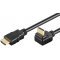Goobay High-Speed HDMI k�bel 270� csatlakoz� 1m 4K 60Hz Ethernet