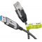 Goobay Ethernet kábel USB-A 3.0 - RJ45 CAT6 7,5m Slim Goobay Ethernet kábel USB-A 3.0 - RJ45 CAT6 7,5m Slim