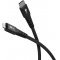 Goobay Lightning USB-C t�lt� �s adatk�bel 1m 60W 3A MFi textilk�t�tt