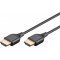 Goobay Slim Ultra High-Speed HDMI k�bel Ethernet 8K 60Hz 0,5m