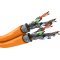 Goobay CAT 7A duplex h�l�zati k�bel S/FTP 50m narancss�rga CU AWG 23/1 LSZH
