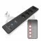 GoSmart hosszabbító 2m / 4 aljzat / kapcsolós / USB / fehér-fekete / PVC / 1,5 mm2 GoSmart hosszabbító 2m / 4 aljzat / kapcsolós / USB / fehér-fekete / PVC / 1,5 mm2