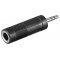 Audio adapter 3.5mm stereo csatlakoz� > 6.35mm stereo csatlakoz�