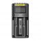 Nitecore UMS2 USB gyorst�lt� ,LCD kijelz�vel, 2 t�lt� csatorn�s Li-Ion Akkumul�torhoz - A k�szlet erej�ig!