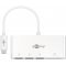 Goobay USB-C Multiport-adapter 3x USB-A USB 3.0 SD k�rtyaolvas�val