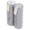 Helyettesítő Akkumulátor 2HHR140 2,4V 1400mAh forrfül borotva és fogkefe Helyettesítő Akkumulátor 2HHR140 2,4V 1400mAh forrfül borotva és fogkefe