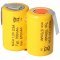 Helyettesítő Akkumulátor KR-600AE 2/3A 2,4V 600mAh 2x Akkumulátorpakk U-forrfül ipari NiCd Helyettesítő Akkumulátor KR-600AE 2/3A 2,4V 600mAh 2x Akkumulátorpakk U-forrfül ipari NiCd