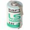 Saft LS14250CNR l�tium elem 3,6V 1100mAh 1/2 AA L�tfahnen U-form