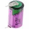 Tadiran SL750/PR, TL5902/PR l�tium elem 3,6 V 1/2 AA, 1 db nyomtatott forrf�llel