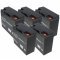 Helyettes�t� Akkumul�tor Multipower SXT Raptor 1200 60V 22000mAh 5db/csomag 6-DZM-20 AGM �lom-zsel�s