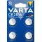 Varta CR2016 3V 90mAh gombelem 4db/csomag Lithium