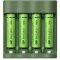 GP E411 Basic-Line USB töltő 4db/csomag ReCyko AAA 850mAh GP E411 Basic-Line USB töltő 4db/csomag ReCyko AAA 850mAh