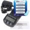 Technoline BC700 LCD t�lt� + Panasonic eneloop HR-3UTGB AA 1.2V 2000mAh 4db/csomag Akkumul�torbox NiMH