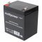 Multipower MP5.4-12B 12V 5,4Ah 6,3mm Faston Akkumul�tor AGM �lom-zsel�s