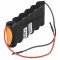 Helyettes�t� Akkumul�tor v�szvil�g�t�s 7,2V 2100mAh F1x6 HHR-210AH 200mm k�bel NiMH