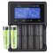 Helyettes�t� Akkumul�tor Panasonic 18650 3,7V 3400mAh 2db/csomag + LCD gyorst�lt� Li-Ion